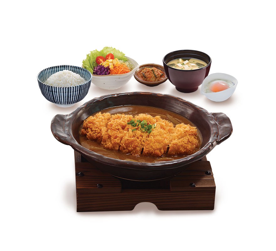 หมูชุบแป้งทอดราดซอสมิโสะ