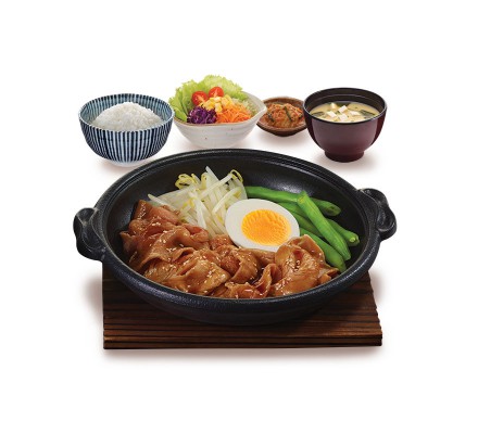 หมูย่างกระทะร้อน